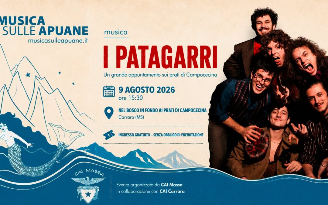 Musica sulle Apuane: il concerto dei Patagarri a Campocecina