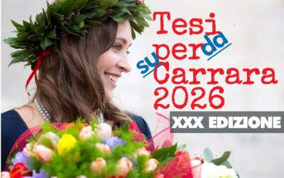 Tesi per Carrara: c’è tempo fino al 31 ottobre per partecipare alla nuova edizione. SCARICA IL BANDO