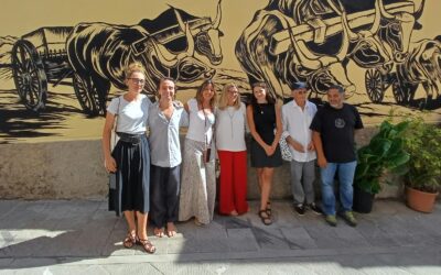 Nel solco della memoria.  Al Caffaggio un grande murales in omaggio a Giuseppe Pezzica